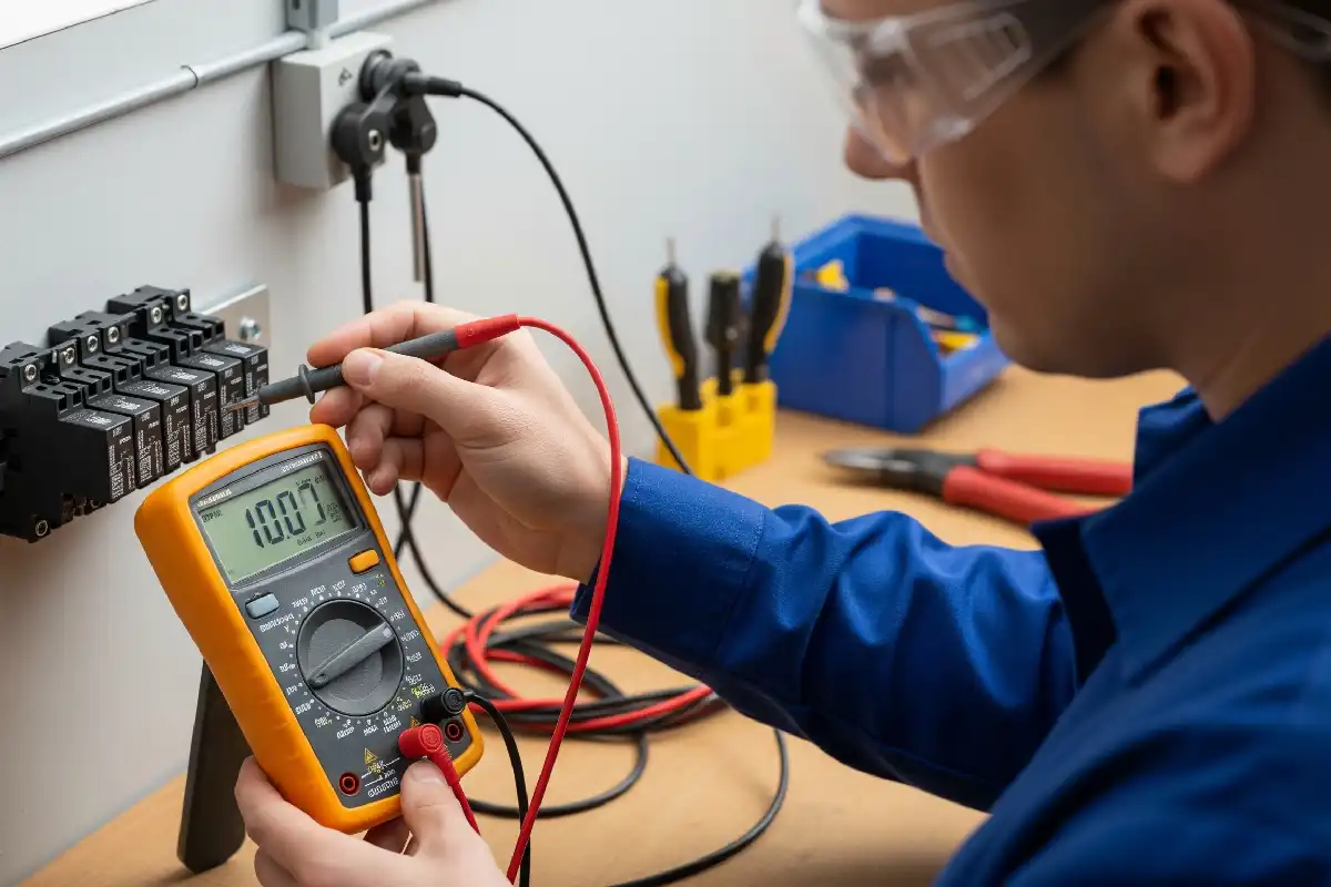 Use a multimeter to safely test relay sockets Use a multimeter to safely test relay sockets